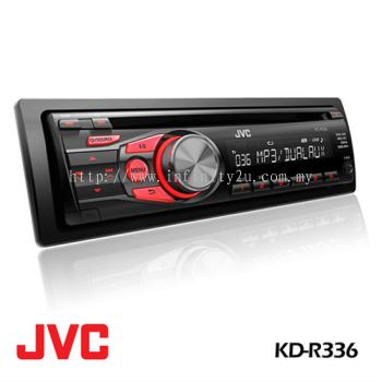 JVC KD-R336 CD Receiver with Dual AUX