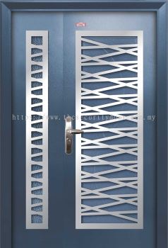 AP4-SS81 Security Door (Stainless Steel Grille)  