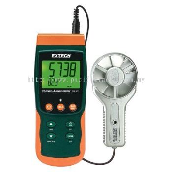 Extech SDL300 Metal Vane Thermo-Anemometer/Datalogger