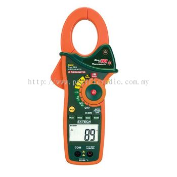 Extech EX830 1000A True RMS AC/DC Clamp Meter with IR Thermometer