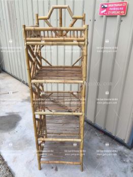 RACK 033 - RATTAN POT RACK (4) (MAHKOTA)