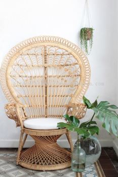 RPC 025 - RATTAN PEACOCK CHAIR