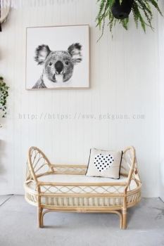 RBB 035 - RATTAN BABY BED