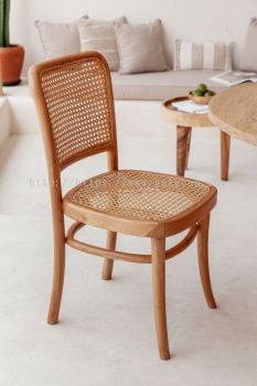 038 - WOODEN DINING CHAIR