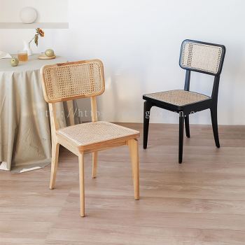 041 - WOODEN DINING CHAIR