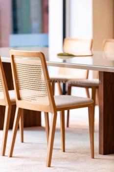 048 - WOODEN DINING CHAIR