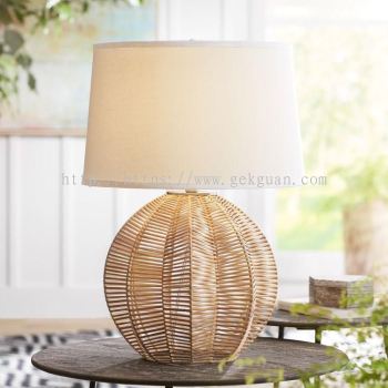 STA 011 - RATTAN TABLE LAMP