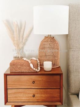 STA 014 - RATTAN TABLE LAMP