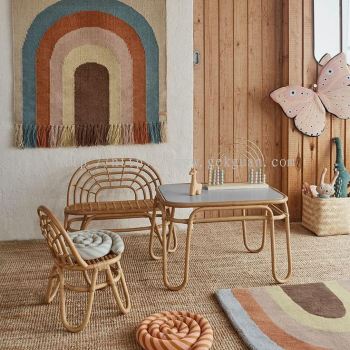 Rattan Rainbow Mini Chair