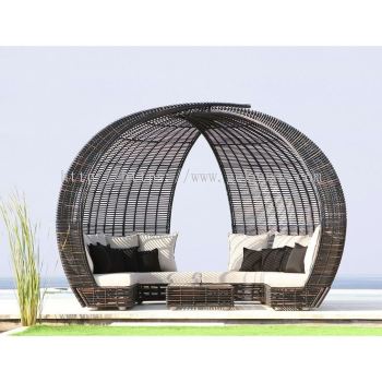 ROL 009 - RATTAN OUTDOOR LOUNGE SOFA (TWIN)