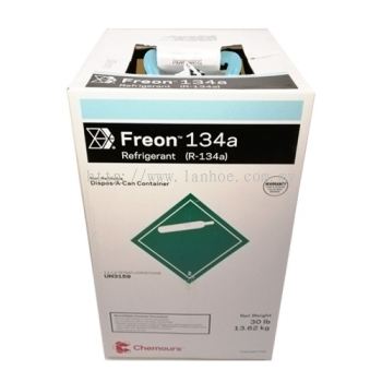 Freon 134A X 13.6KG HFC Refrigerant Gas 