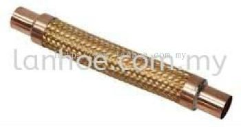 PACKLESS VIBRATION HOSE - BRASS