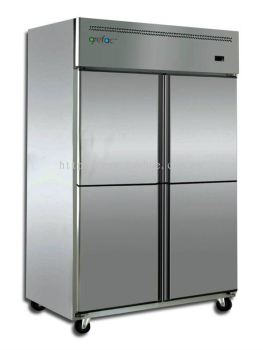 Stainless Steel Plug-In Freezer 4 Doors