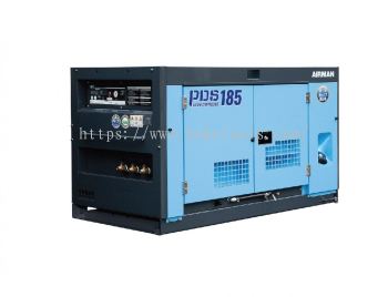 Boke Tools Machinery Pte Ltd : Airman PDS185S-5c5 Diesel Engine Air Compressor (Box Type) 
