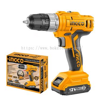 (AVAILABLE IN PIONEER BRANCH) INGCO CDLI1221 Lithium-Ion Cordless Drill 