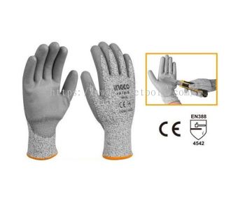 Boke Tools Machinery Pte Ltd : (AVAILABLE IN PIONEER BRANCH) INGCO HGCG01-L Cut-Resistance Gloves 