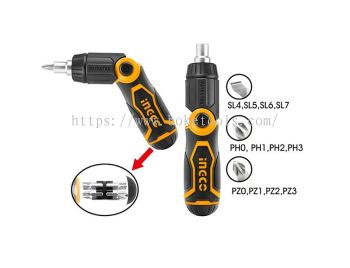 (AVAILABLE IN PIONEER BRANCH) INGCO AKISD1208 13 IN 1 Ratchet Screwdriver Set