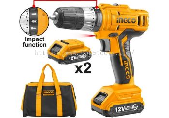 Boke Tools Machinery Pte Ltd : (AVAILABLE IN PIONEER BRANCH) INGCO CIDLI1222 Lithium-Ion Impact Drill (12V)