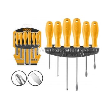 Ingco HKSD0658 6Pcs Screwdriver Set 