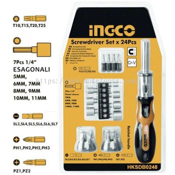 Ingco HKSDB0248 24Pcs Screwdriver Set