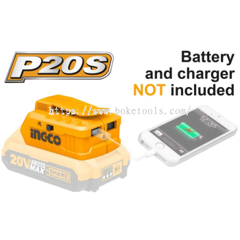 Boke Tools Machinery Pte Ltd : INGCO CUCLI2001 Lithium&#8209;Ion USB-A Charger