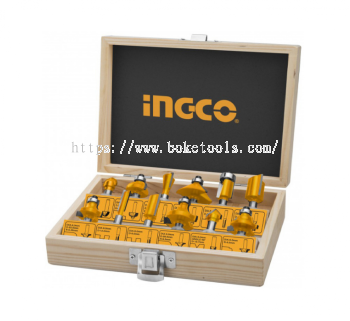 INGCO AKRT1201 12pcs Router Bits Set (6mm)