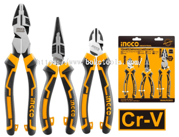 INGCO HKHLPS2832 3pcs High Leverage Pliers Set