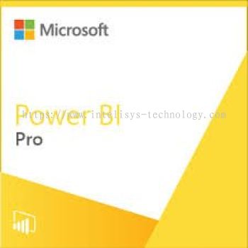 Microsoft Power BI Pro PwrBIProOpen ShrdSvr SNGL SubsVL OLP NL Annual Qlfd
