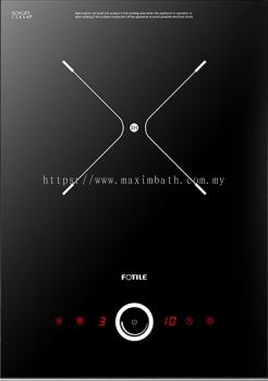 EIG30102 Domino Induction Hob   3.0kW Single Zone Electric Hob with Schott Ceran  Glass, 9 Power Levels, Boost & Keep Warm Function