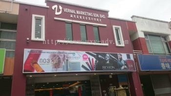 Vernal Marketing Sdn Bhd Stainless Steel Box Up Signage