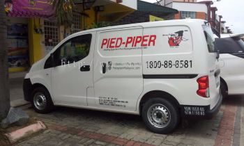 Pied-Piper Van Sticker