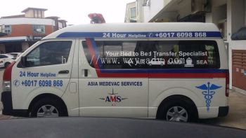 Asia Medevac Van Sticker