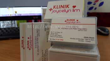 Klinik Joycelyn Lim Name Card