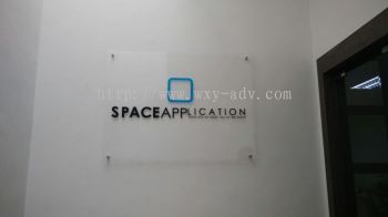 Space Application Acrylic Signage