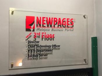 NEWPAGES Acrylic Signage