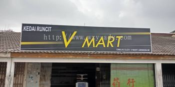 V MART Polycarbonate Signage