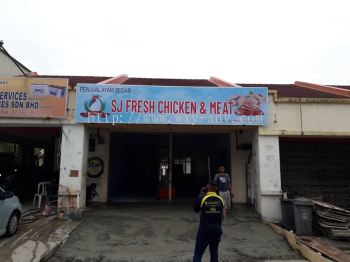 SJ FRESH CHICKEN & MEAT Polycarbonate Signage