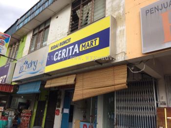 Cerita Mart LightBox Signboard