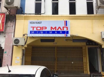 Top Man Mini Mart Light Box Signboard