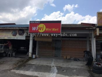 Wiwi Mini Mart Light Box Signboard