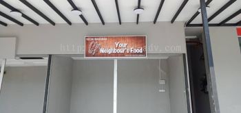 Your Neighbour's Food Polycarbonate Signage