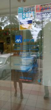 AXA AFFIN LIFE INSURANCE BERHARD Inkjet Sticker