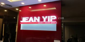 JEAN YIP Acrylic With LED Light Signboard