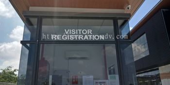 VISITOR REGISTRATION Inkjet Sticker