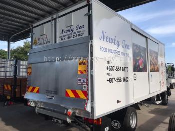 Newly Ten Food Industries Sdn. Bhd. Lorry sticker