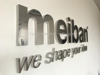 Meiban Stainless Steel Box Up Signboard