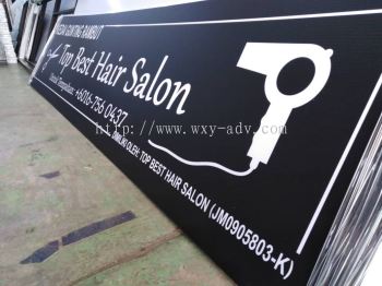 TOP BEST HAIR SALON Polycarbonate Signage