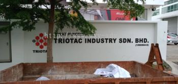 TRIOTAC INDUSTRY SDN. BHD. PVC signboard