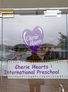 Cherie Hearts Inkjet Sticker