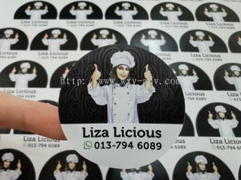 Liza Licious Label Sticker